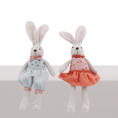 2A FABRIC BUNNY W/FLOPPY LEGS 54CM