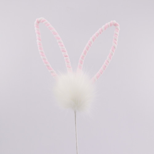 PINK BUNNY EARS STEM 50CM