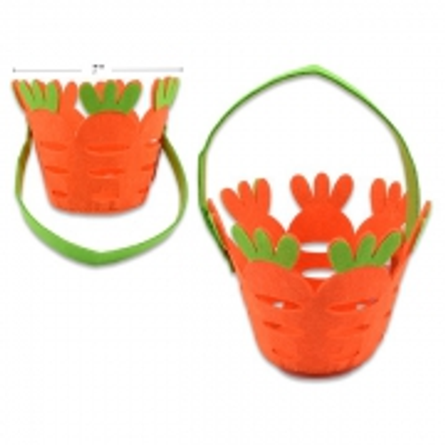 EASTER CARROT BASKET 18(DIA)X25CMH