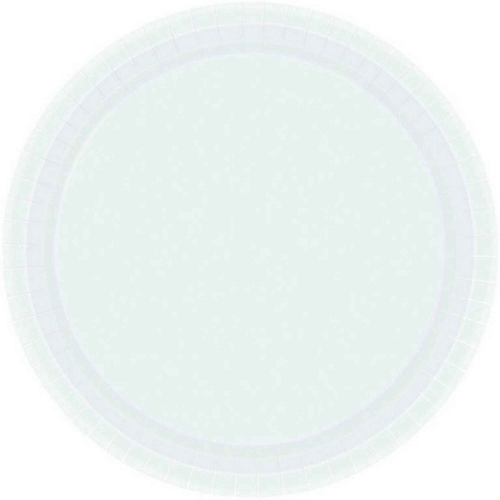 Ppr Plt 9in/23cm Rnd 20CT FSC Frosty White