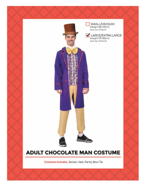 Adult Chocolatier Costume L/XL 
