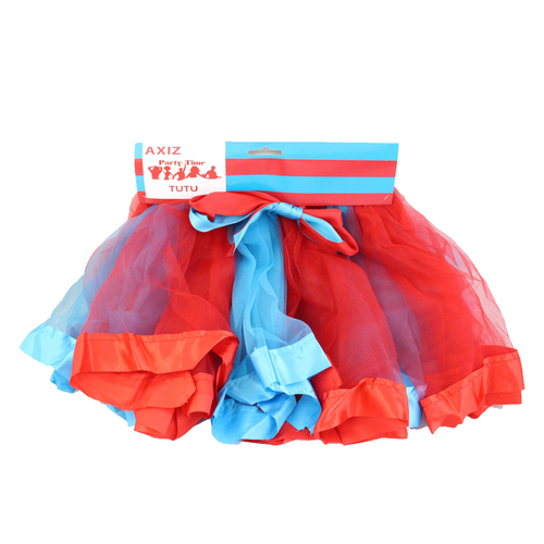 RED & BLUE STRIPED  TUTU