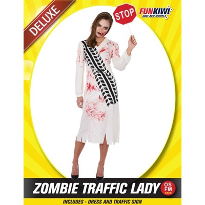 ZOMBIE TRAFFIC LADY
