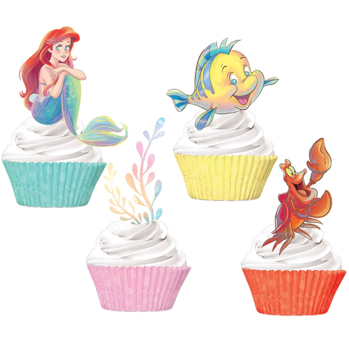 The Little Mermaid Cupcake Picks