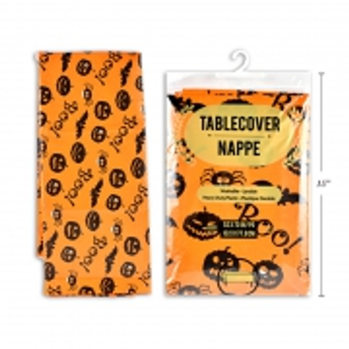 HWEEN TABLE CLOTH 52"X70"/132X178CM FLANNEL BACK HWEEN TABLE CLOTH 52"X70"/132X178CM FLANNEL BACK
