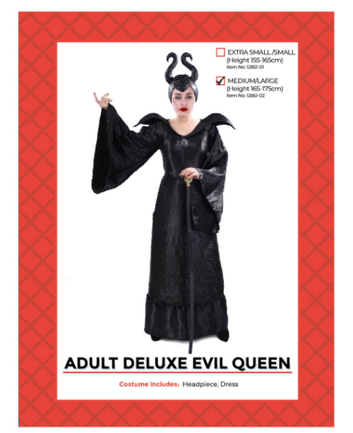Adult Evil Queen Costume (M/L)