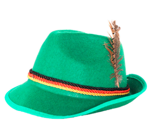 German Trilby Hat (Green)