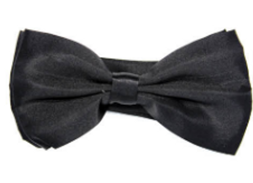 Bow Tie (Plain) L (Black)