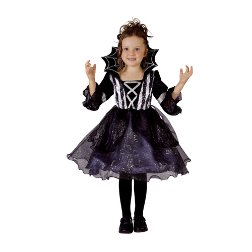 TODDLER SPIDER GIRL CONTAINS DRESS W/COLLAR TODDLER SPIDER GIRL CONTAINS DRESS W/COLLAR