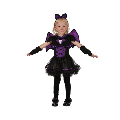 TODDLER EVIL BAT GIRL CONTAINS DRESS,HEADPEICE,WINGS AND GLOVELETS TODDLER EVIL BAT GIRL CONTAINS DRESS,HEADPEICE,WINGS AND GLOVELETS