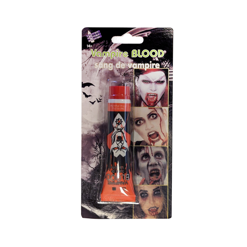 FAKE BLOOD IN TUBE, 28 ML ON COLOUR CARD FAKE BLOOD IN TUBE, 28 ML ON COLOUR CARD