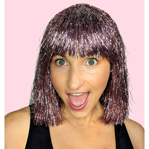 Sparkle Nation Wig - Pink