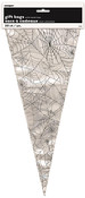 20 CONE CELLO BAGS -SPIDER WEB