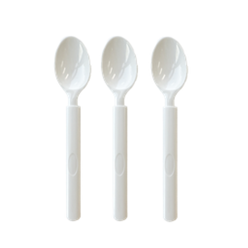 FS Ultra HD Reuseable Spoon Solid White 20pk