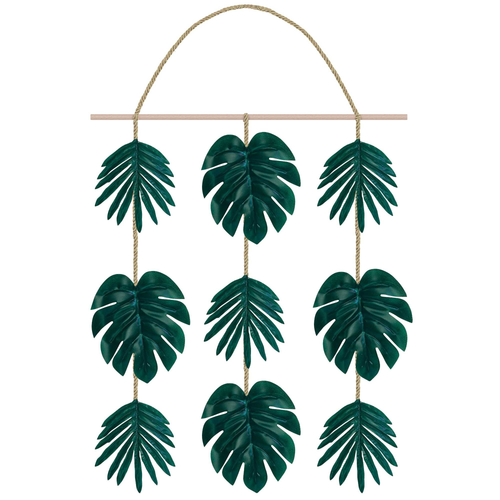 Faux Palm Leaf Hang Decor. Pla