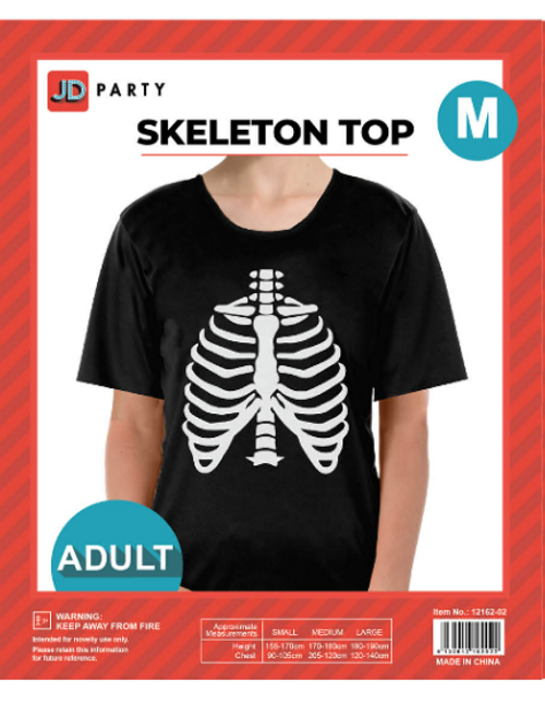 Adult Skeleton Tshirt (Medium)