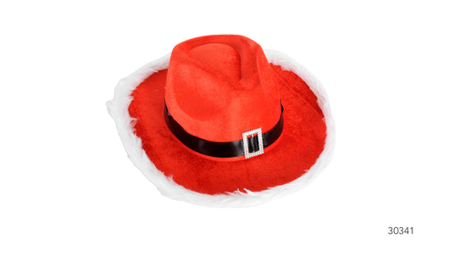 Santa Velvet Trilby hat