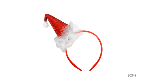 Glitter santa headband hat was 91064