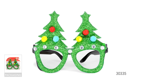 Party Glasses (Christmas Tree) 