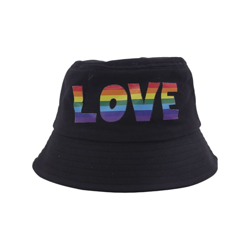 *RAINBOW LOVE BUCKET HAT
