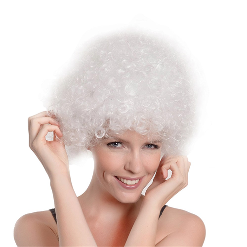 **AFRO WIG-WHITE