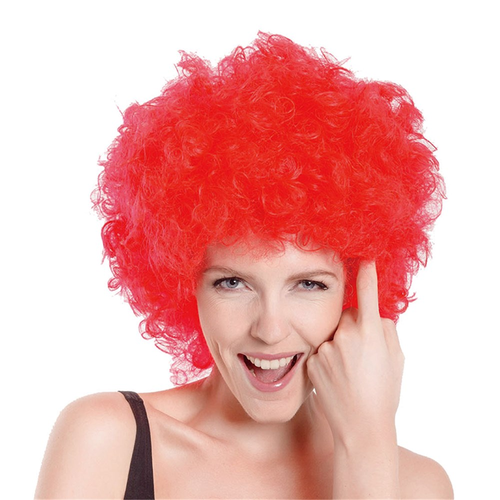 *AFRO WIG-RED