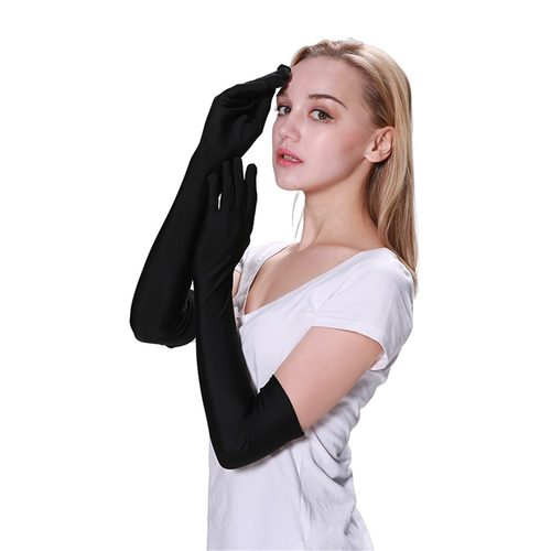 **LONG GLOVES-BLACK