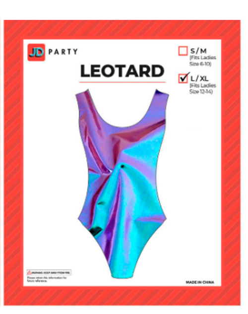 Iridescent Leotard (L/XL) (Blue/ Purple) was 92086-04