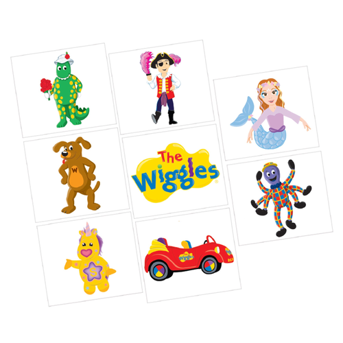 The Wiggles Tattoos 8pk