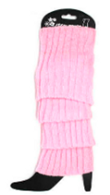 Plain Leg Warmer (Chunky Knit) (Light Pink)