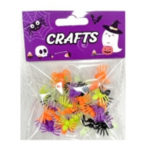 Hween Spiders 50pk Mini Size: 2.5cm