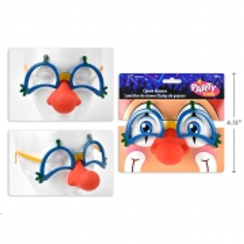 Clown Disguise Glasses 16.5x8.9cm Clown Disguise Glasses 16.5x8.9cm