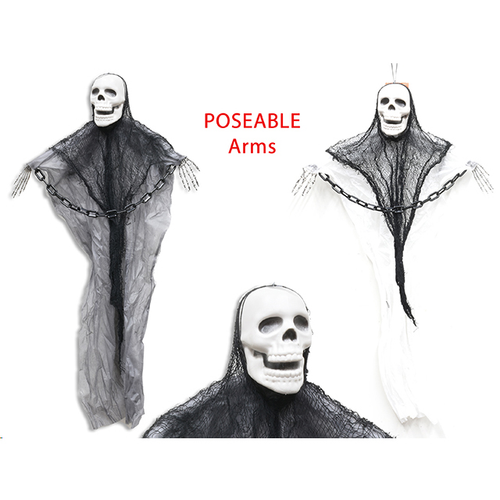 Hween Hanging Skeleton Prisoner 2Asst 91cm 1PC Hween Hanging Skeleton Prisoner 2Asst 91cm 1PC