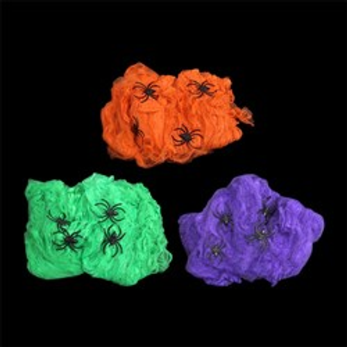 JS 20g Coloured Spider Web 2 spiders JS 20g Coloured Spider Web 2 spiders