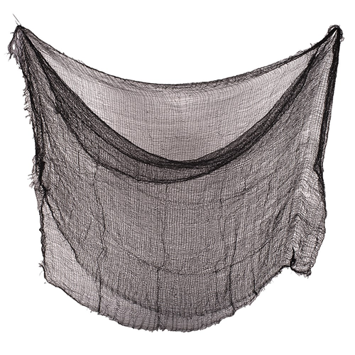76X228CM BLACK GAUZE FABRIC 76X228CM BLACK GAUZE FABRIC