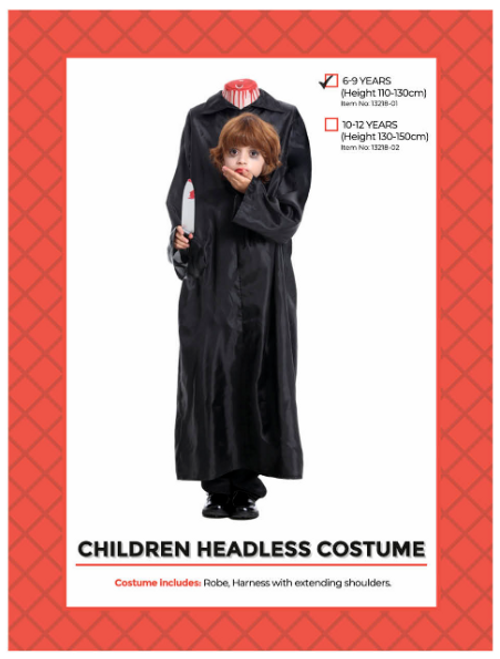 Child Headless Zombie Costume (6-9years) Child Headless Zombie Costume (6-9years)