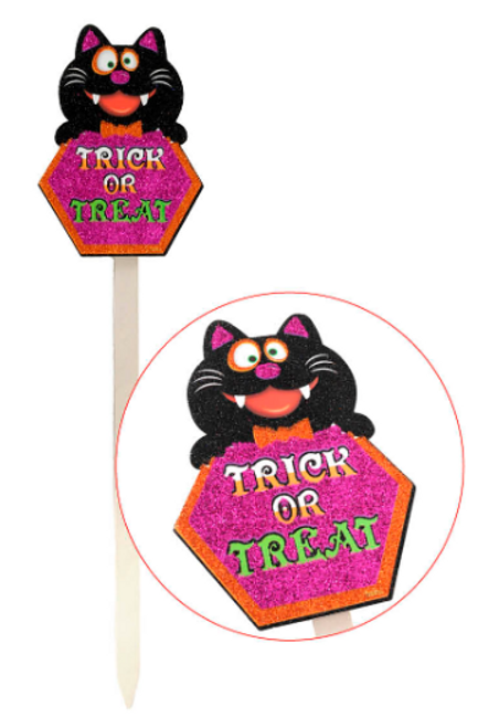 Trick or treat Cat Stake Trick or treat Cat Stake