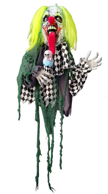 ANIMATED HANGING CLOWN 100X140X15CM ANIMATED HANGING CLOWN 100X140X15CM