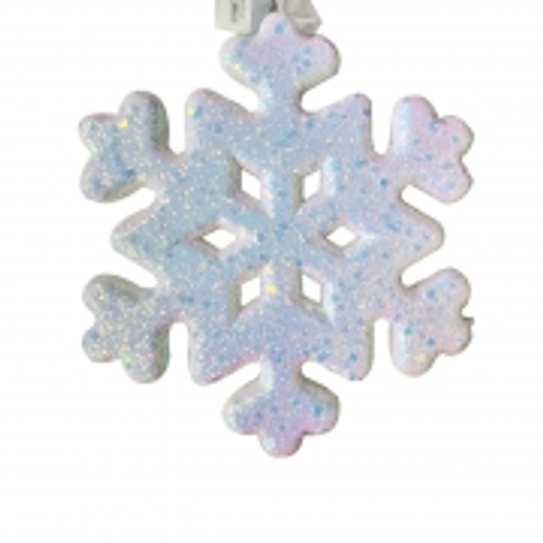Xmas Glitter Foam Snowflake 29x2.5cm
