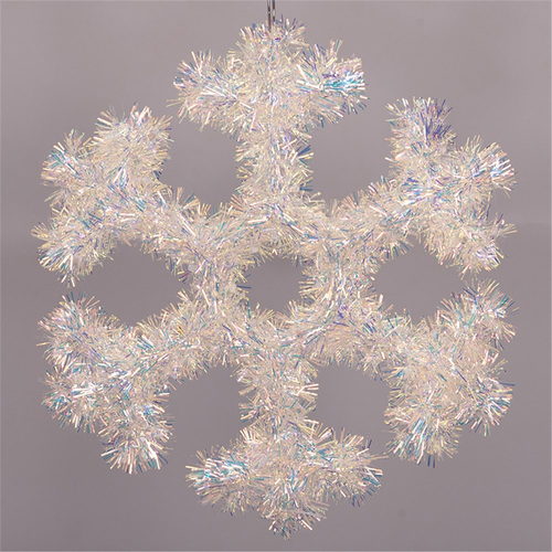 30CM IRRIDESCENT SNOWFLAKE