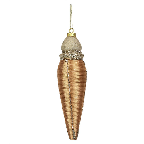 21CM CHAMPAGNE FINIAL TREE ORNAMENT