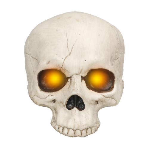 Skull Light Up Plastic 36x11cm