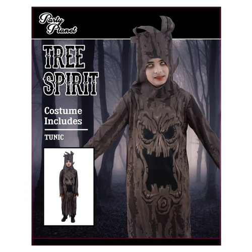 BOY TREE SPIRIT COSTUME-INCLUDING ROBE W/HOOD, 2A SIZES LRG & XLG