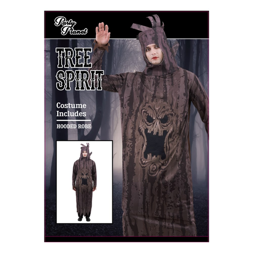 TREE SPIRIT COSTUME-INCLUDING ROBE W/HOOD, 2A SIZES LRG & XLG