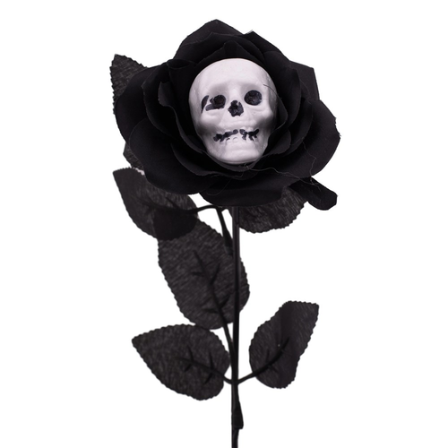 38X9CM HALLOWEEN SKULL FLOWER