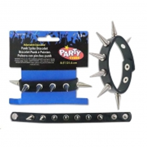 Hween Punk Spike Bracelet Adjustable 21.6cm