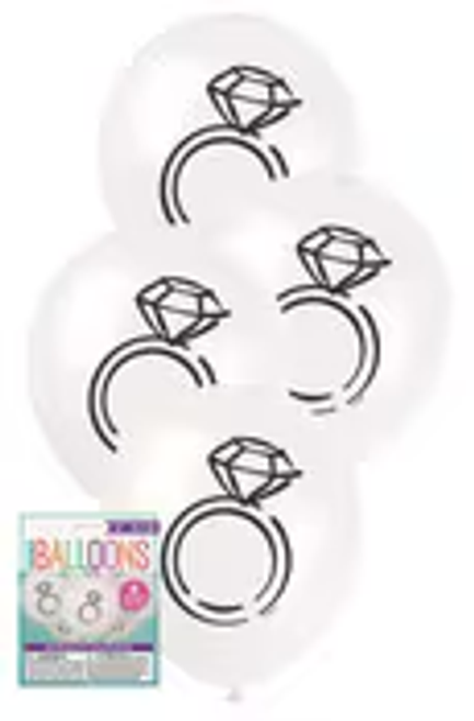 8 x 12" PRIN BLN -DIAMOND RING