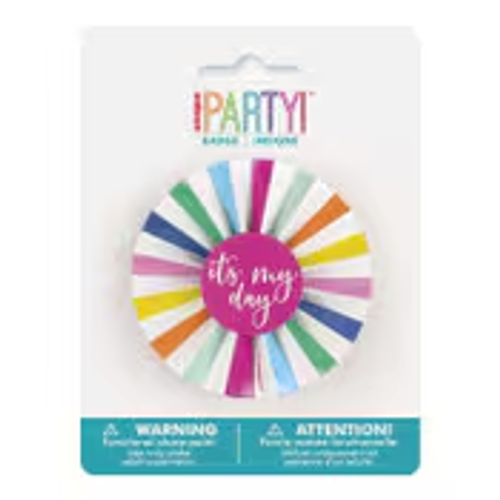 "ITS MY DAY" BIRTHDAY BUTTON