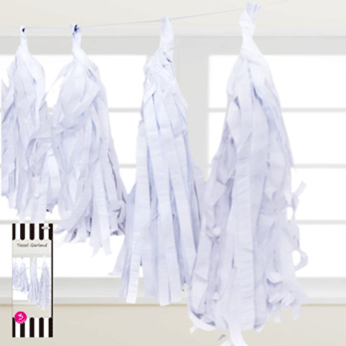 3m Tissue Paper Garland - White