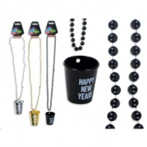 New Year Necklace w/ printed cup 83.8cm 1pc